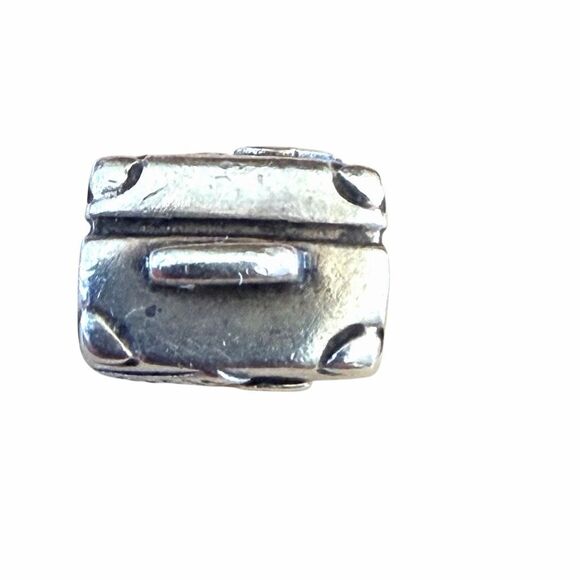 Pandora Sterling Silver Travel Suitcase Charm - Picture 5 of 6